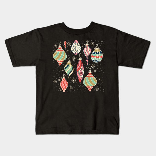 Christmas tree toys, Merry Christmas Kids T-Shirt by NataliiaKu